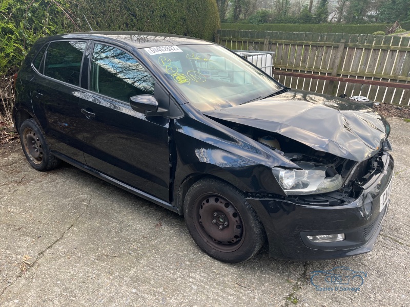 Black 5 door 1.2L 2012 VOLKSWAGEN POLO MATCH 60 CDS Spares and Salvage  Createland St Johnston County Donegal Ireland